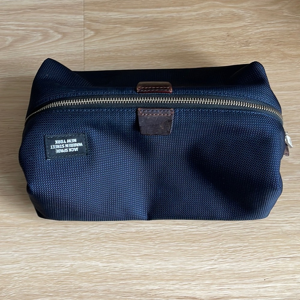 Jack Spade Waxed Canvas Toiletry Bag
